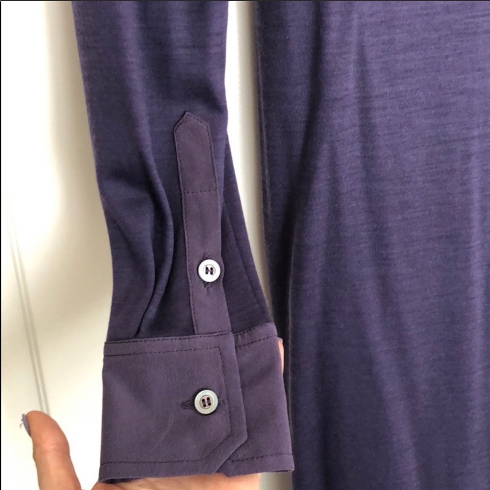 Sportmax dark purple tie dress - Picture 5 of 8